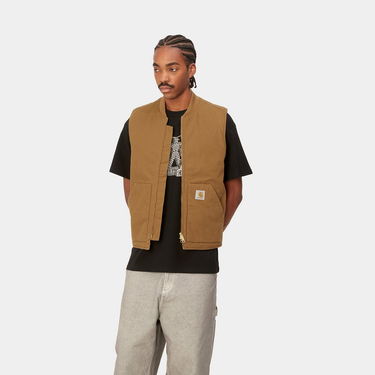 Vesta Carhartt WIP Vest "Hamilton Brown heavy stone wash" Hnedá | I015251_HZ_60, 0