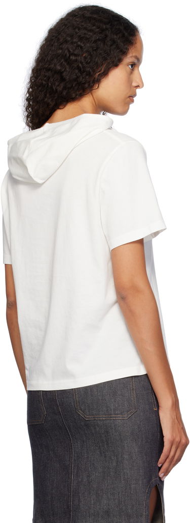 Tričko Courrèges Short Sleeve Cropped T-Shirt Biela | 424JTS159JS0175, 2