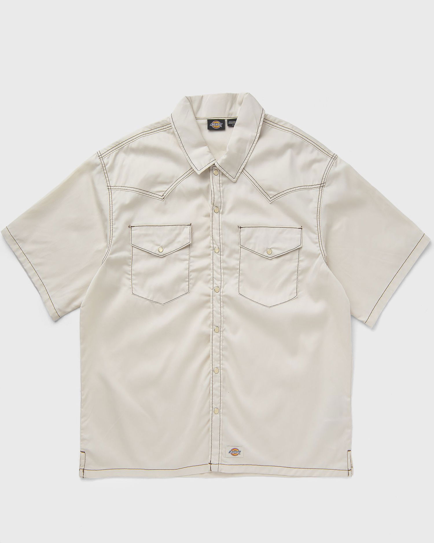 Košeľa Dickies River Ranch Short Sleeve Work Shirt Béžová | DK0A4Z7MF901, 1