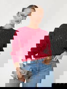 Cable-Knit Wool-Blend Sweater