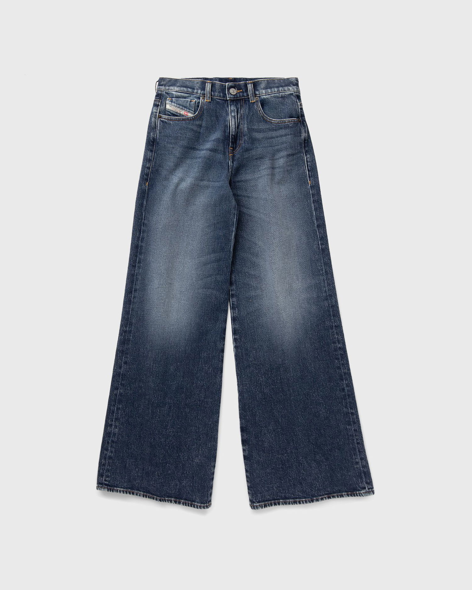 Džínsy Diesel D-Akemi Wide Leg Jeans Modrá | A03625-09L21-01, 0