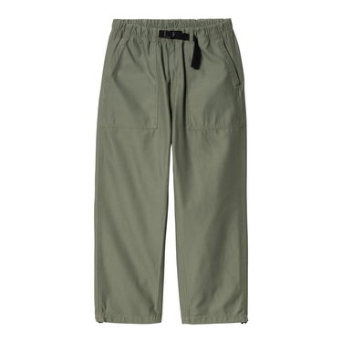 Nohavice a džínsy Carhartt WIP Hayworth Pant Dollar Green rinsed Šedá | I033135_667_02, 2