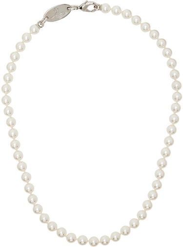 Náhrdelník Vivienne Westwood Vivienne Westwood Stuart Pearl Necklace Biela | 63010087-02P155-IM, 0