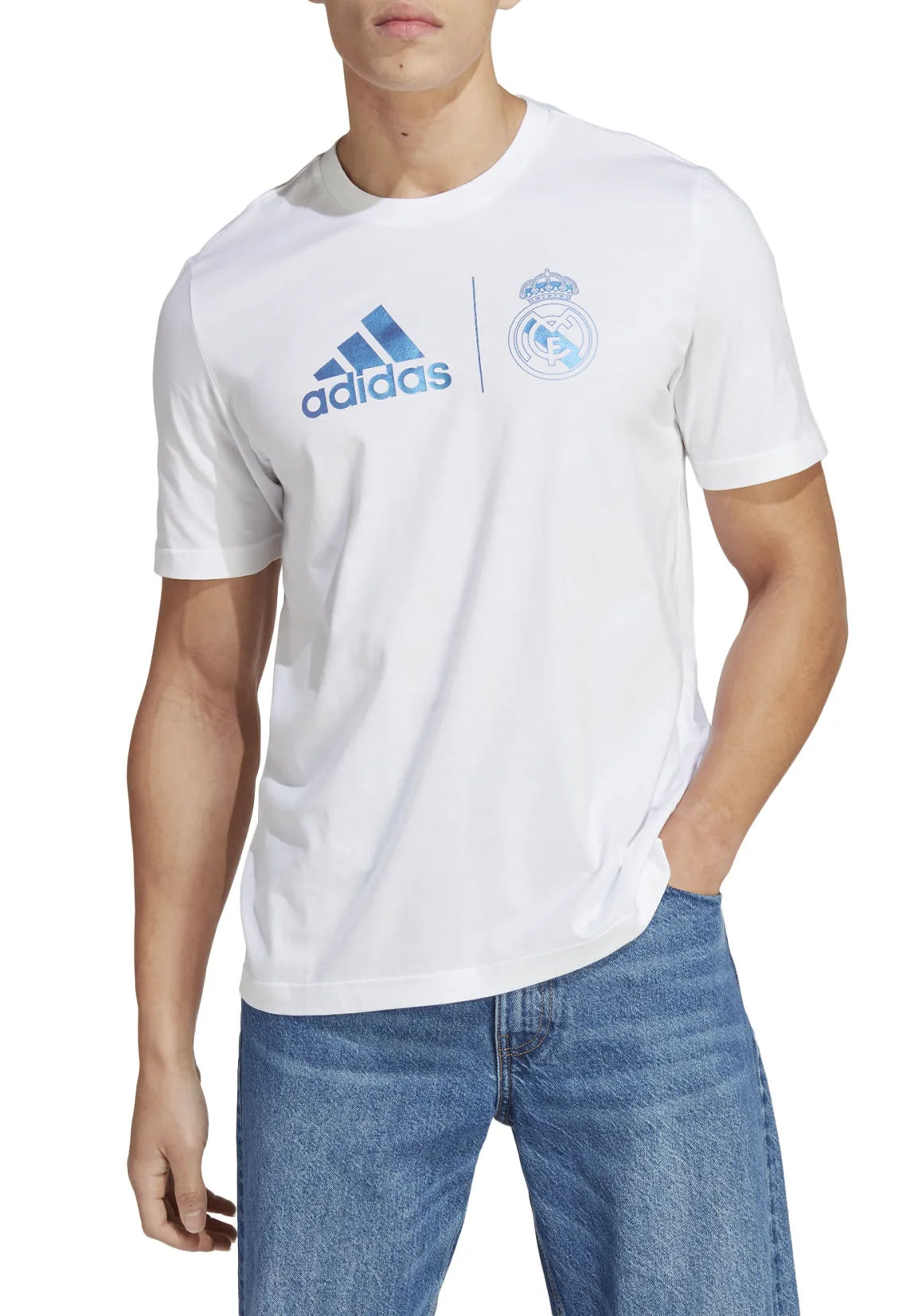 Tričko adidas Performance Real Madrid Graphic Tee Biela | ht6463, 0