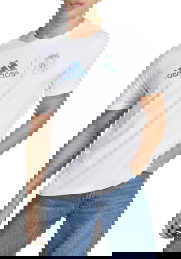 Tričko adidas Performance Real Madrid Graphic Tee Biela | ht6463, 0