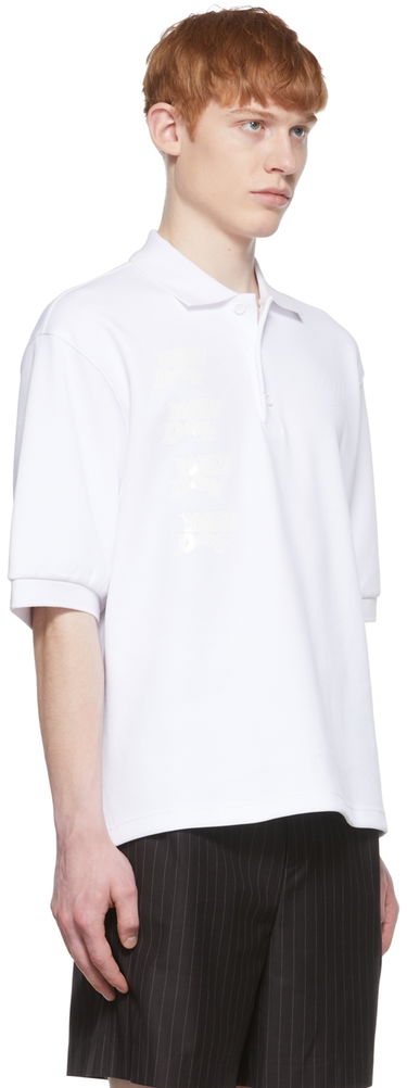 Polo tričko We11done We11done Cotton Polo Shirt Biela | WD-TT1-22-537-U-WH, 1