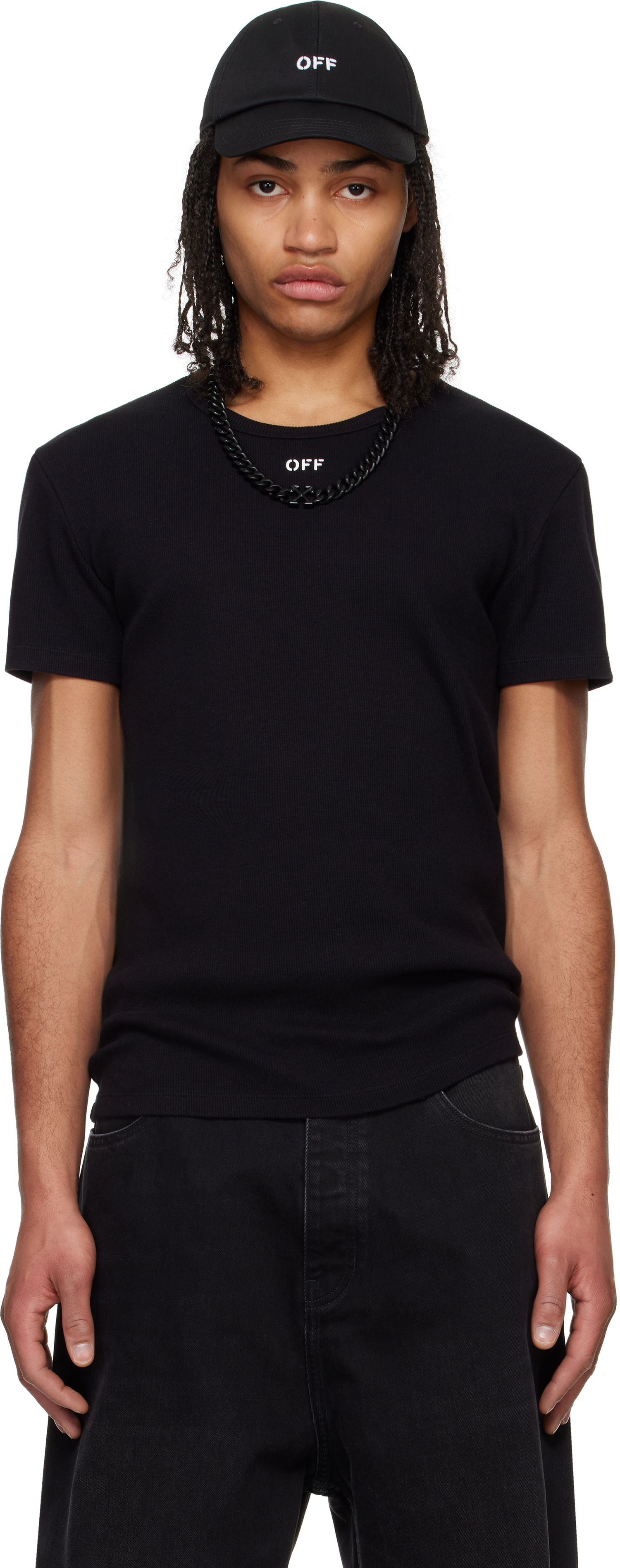 Tričko Off-White Off-White Stamp Rib T-Shirt Čierna | OMUY007C99JER0011001, 0
