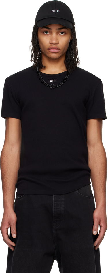 Tričko Off-White Off-White Stamp Rib T-Shirt Čierna | OMUY007C99JER0011001, 0