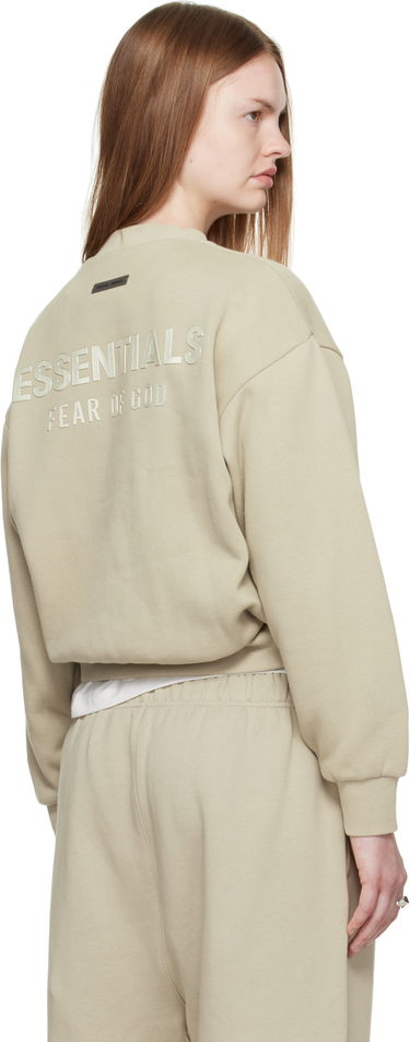 Mikina Fear of God Fear of God ESSENTIALS Classic Fit Crewneck Sweatshirt Béžová | 192SP255556FW, 2