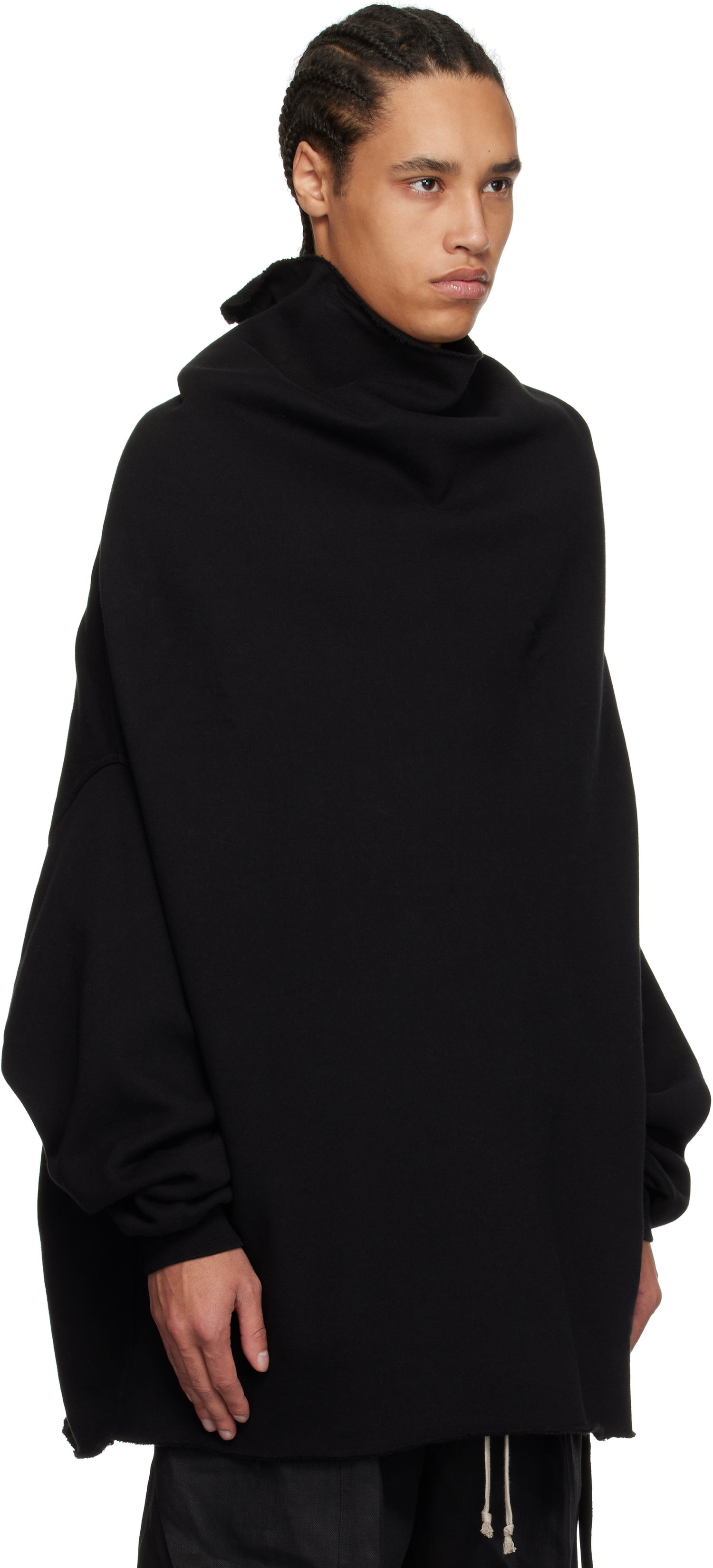 Sveter Rick Owens Rick Owens DRKSHDW Hollywood Shroud Turtleneck Čierna | DU01E3273 F, 1