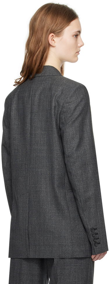 Bunda TOTEME TOTEME Off-Center Wrap Blazer Šedá | 242-WRZ1916-FB0110, 2