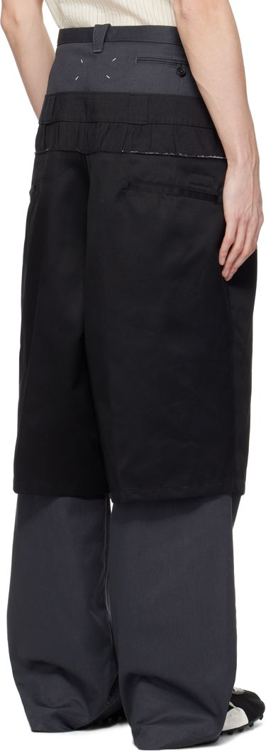 Nohavice Maison Margiela Maison Margiela Layered Trousers Čierna | S51KA0604 MTN067, 2