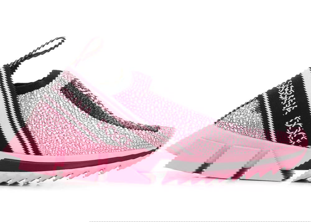 Tenisky a topánky Dolce & Gabbana Sorrento Slip On Pink Crystal W Ružová | CK1644AZ2848B400, 0