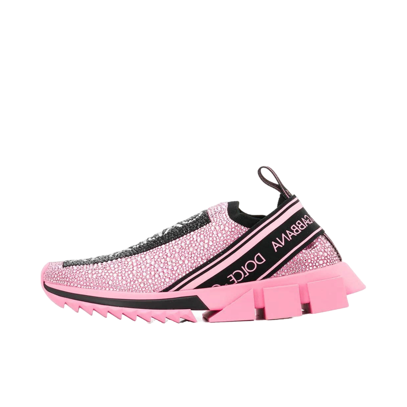 Tenisky a topánky Dolce & Gabbana Sorrento Slip On Pink Crystal W Ružová | CK1644AZ2848B400