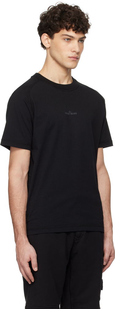 Tričko Stone Island Stone Island Organic Cotton Jersey T-Shirt Čierna | K1S15 2100020 S0080, 1