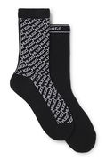 Two-pack of regular-length assorted logo socks