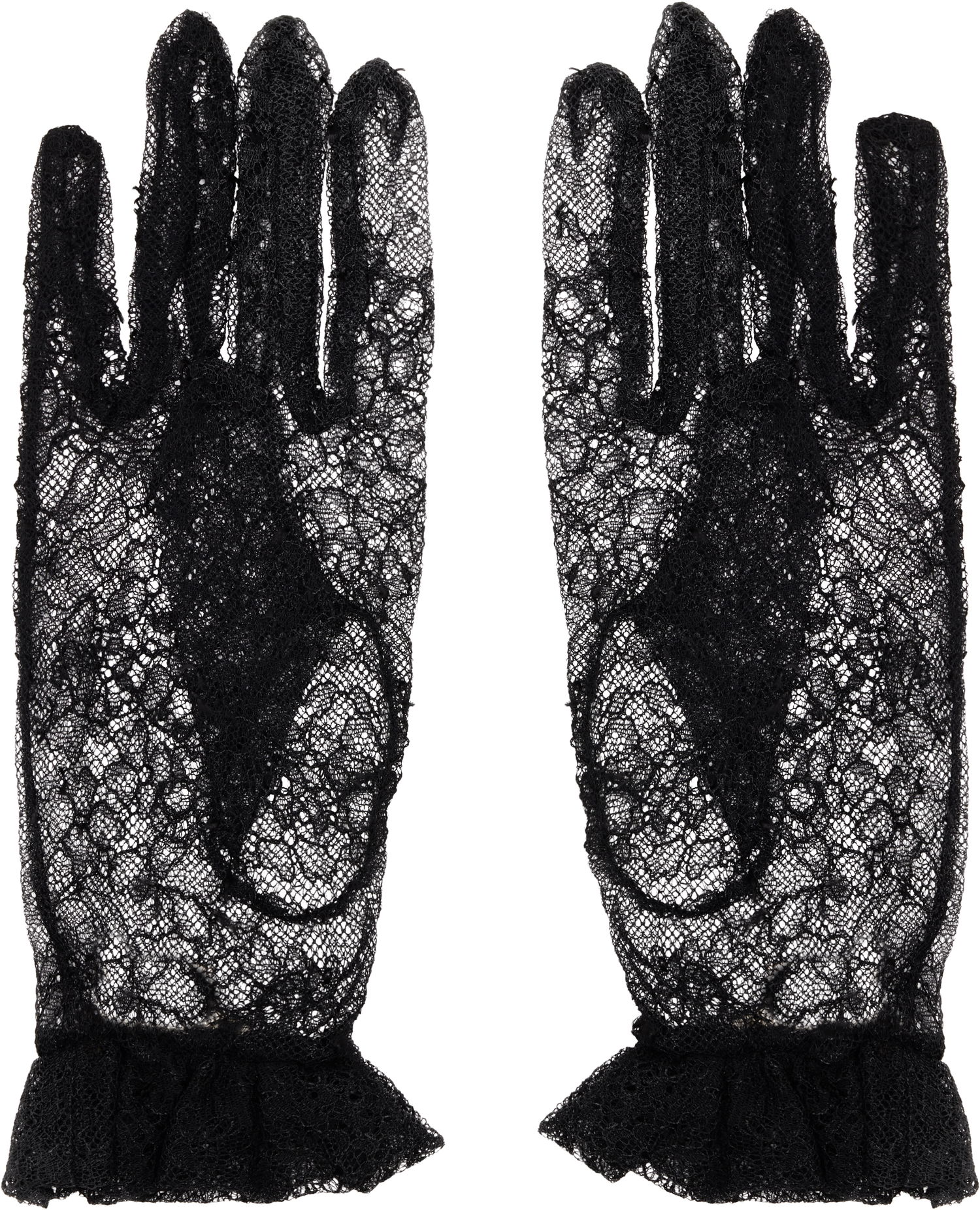 Rukavice Valentino VLogo Signature Lace Gloves Čierna | 7W2GD00FYCC, 1