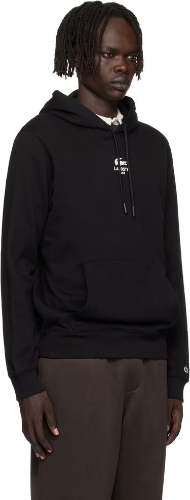 Mikina Lacoste Print Hoodie Čierna | SH2740_031, 1