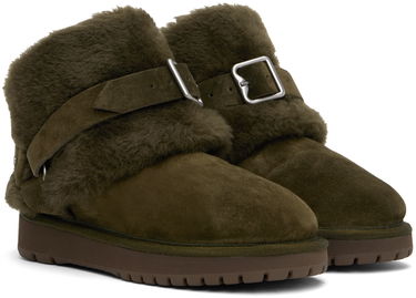 Tenisky a topánky Burberry Burberry Shearling Chubby Boots Zelené | 8092544, 3
