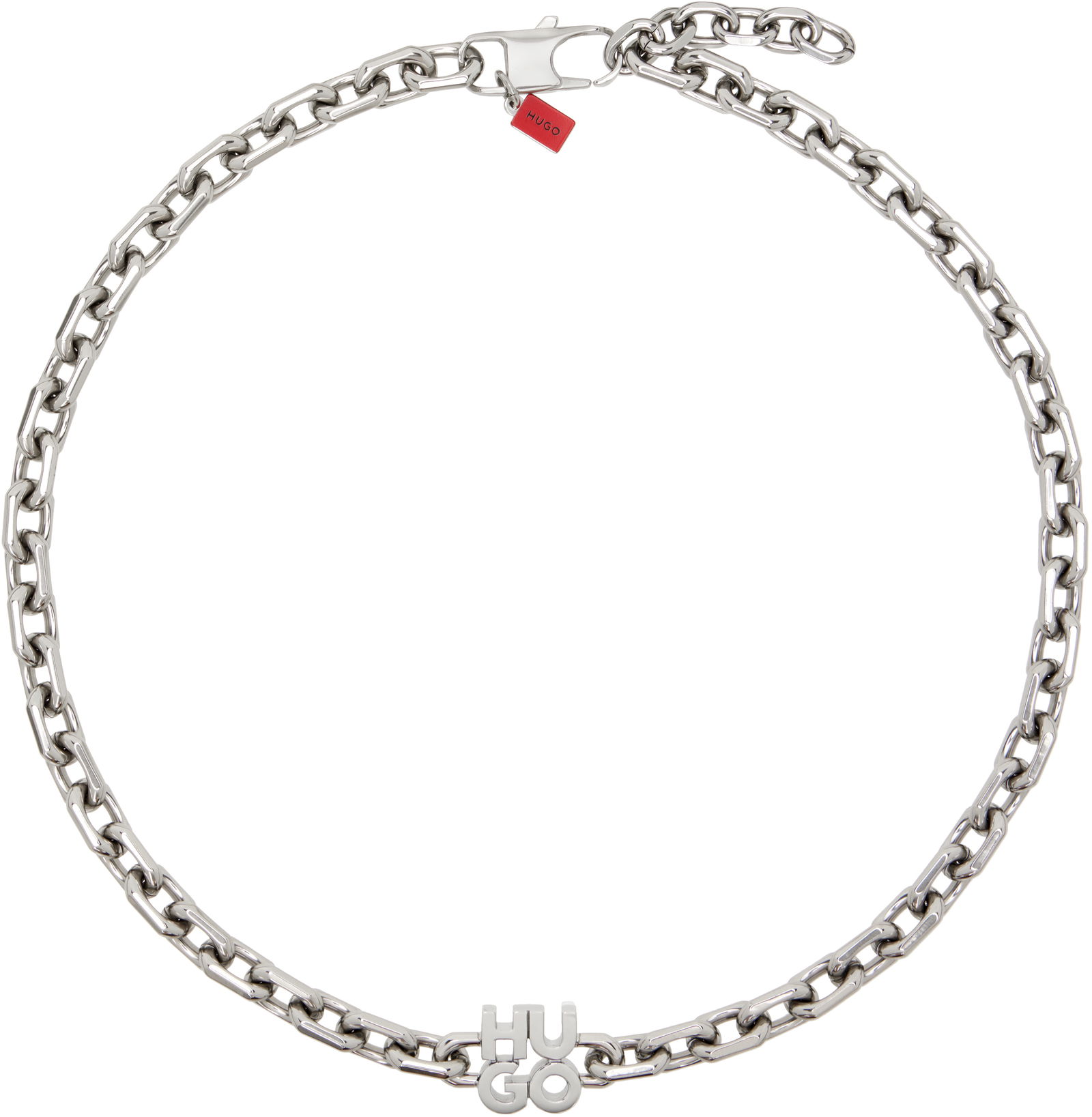 Chain Necklace With Logo Pendant