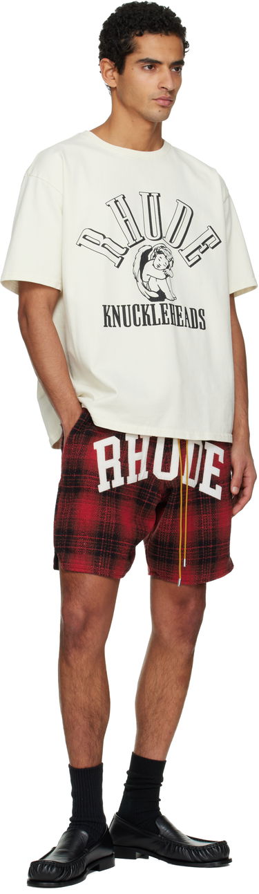 Tričko Rhude 'Kunckleheads' T-shirt Biela | RHFW25TT05012, 3