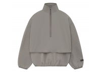 Core Collection Nylon Fleece Mockneck Dust/Heather Grey