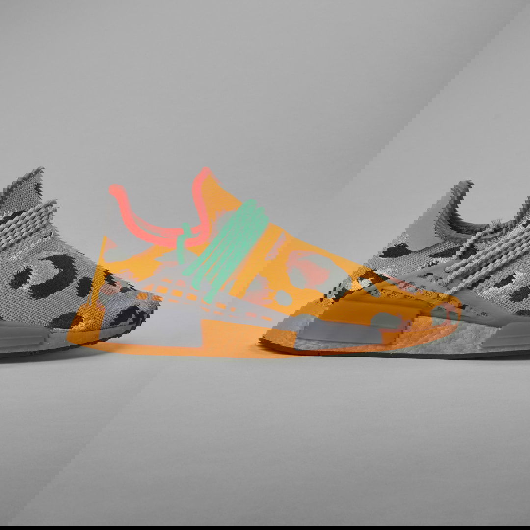 Tenisky a topánky adidas Originals Pharrell Williams x NMD Hu "Fred Flintstone" Oranžová | GZ4439, 1