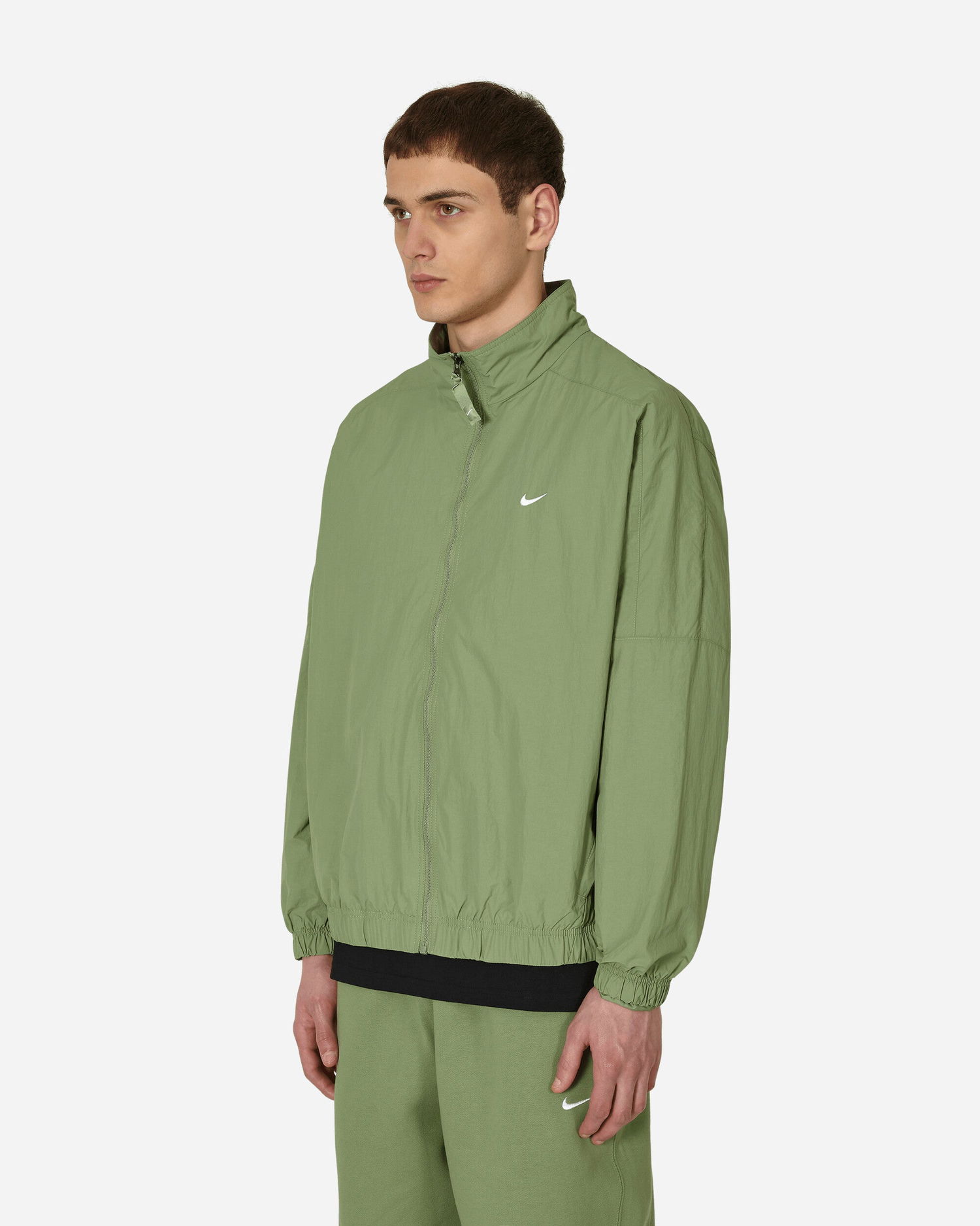 Bunda Nike Solo Swoosh Woven Track Jacket Zelené | DQ5200-386, 1