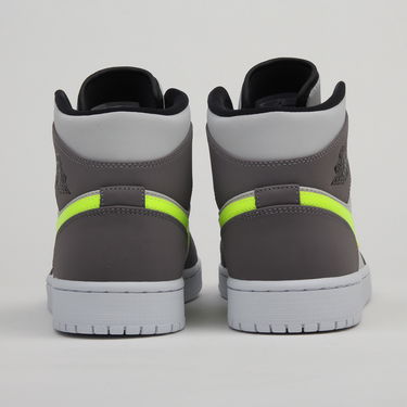Tenisky a topánky Jordan Air Jordan 1 Mid "Gun Smoke Volt" Šedá | 554724-072, 3