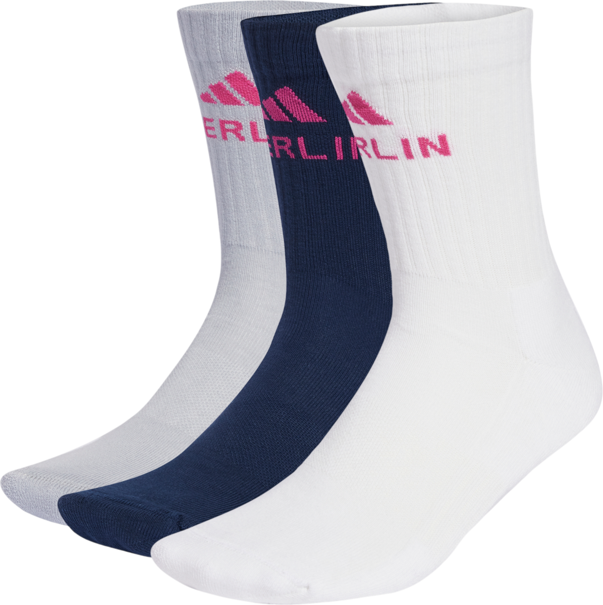 Ponožky adidas Originals BMW Berlin Marathon 2025 3 Pairs Quarter Socks Navy | jy7723, 0