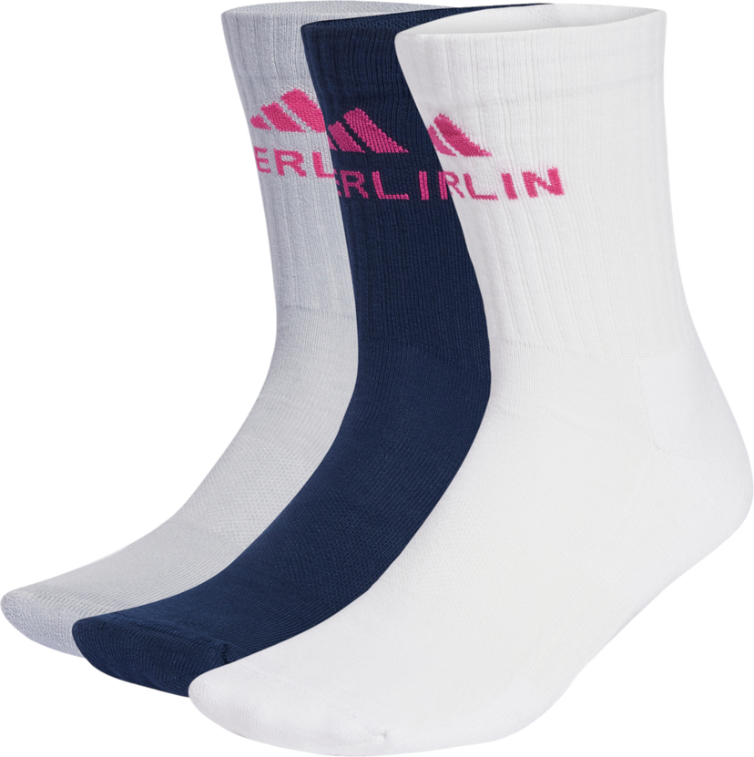 Ponožky adidas Originals BMW Berlin Marathon 2025 3 Pairs Quarter Socks Biela | jy7723