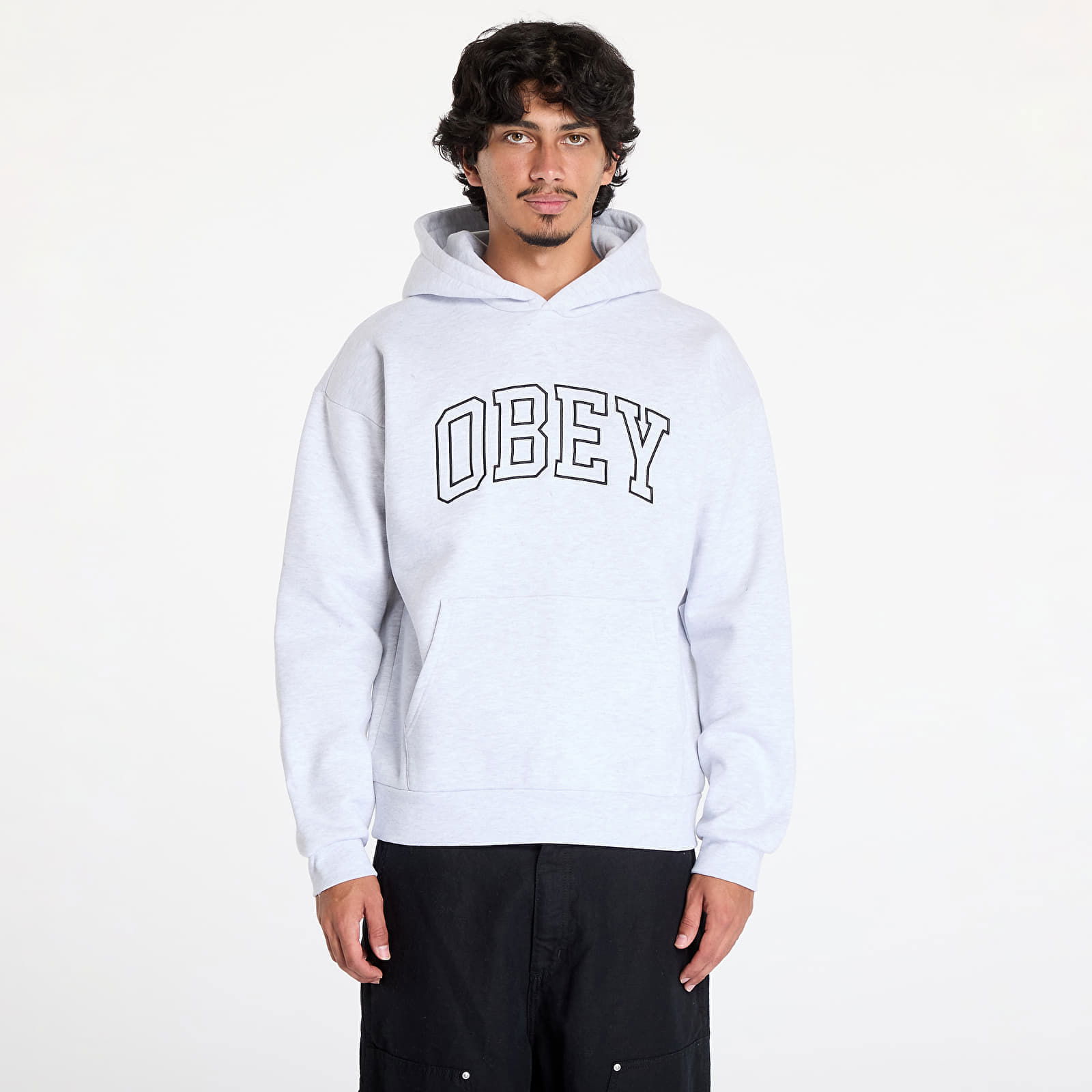 Collegiate Extra Heavy Hoodie II Ash Grey