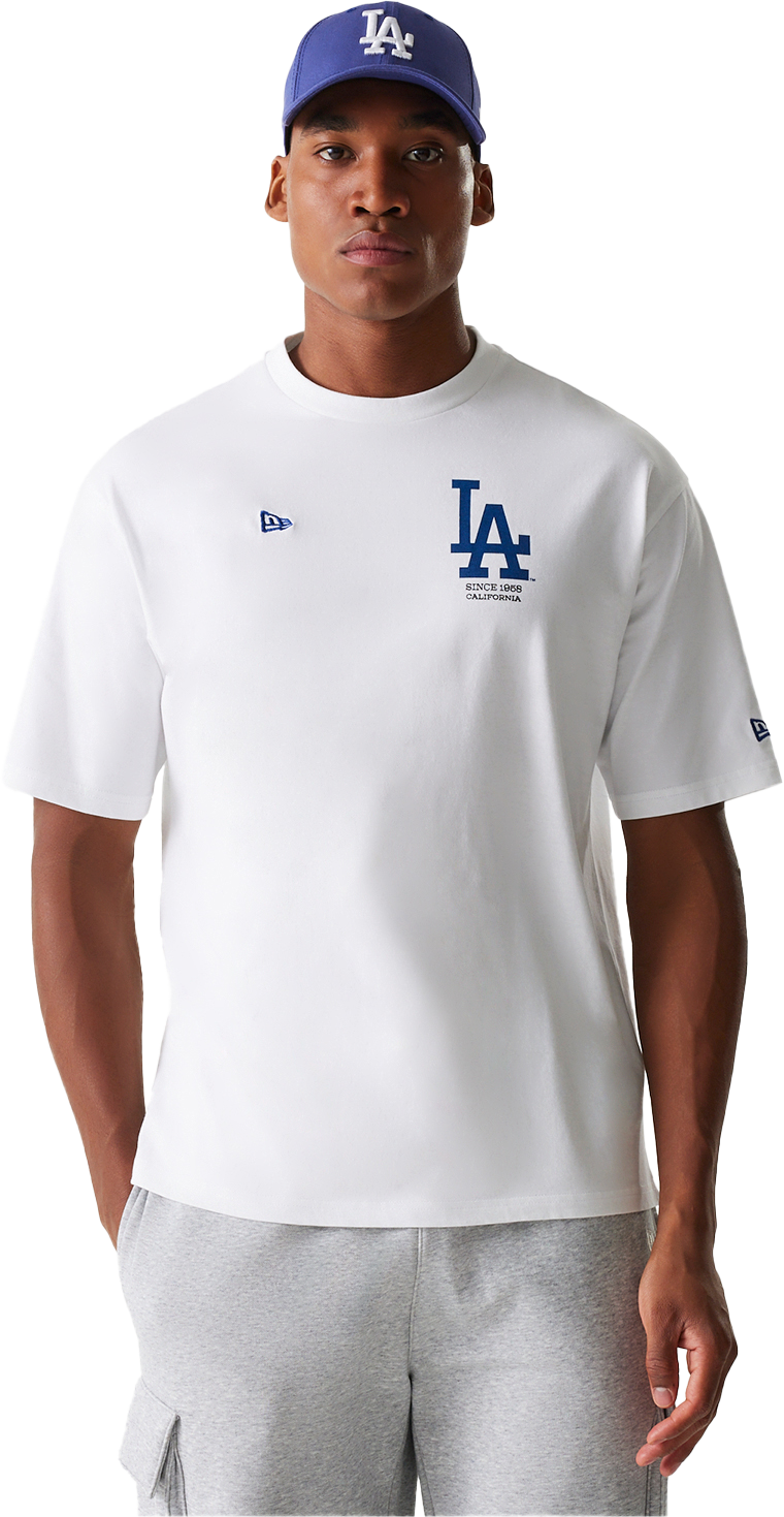 Tričko New Era MLB Los Angeles Dodgers Graphic Oversized T-Shirt Biela | 60667851-60667851