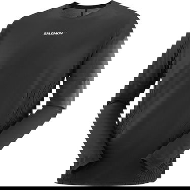 Tričko Salomon Sense Aero Graphic Long-Sleeve Shirt Čierna | LC2697300, 1