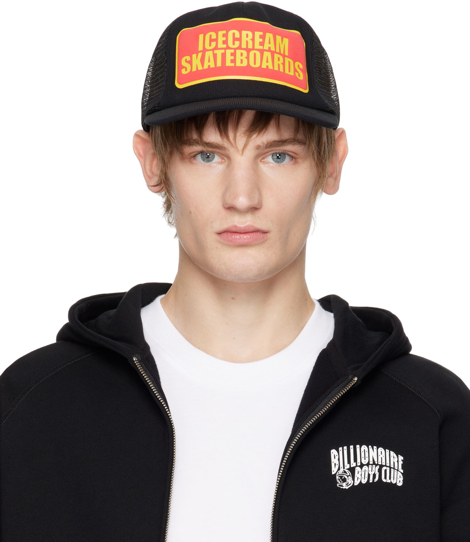 Šiltovka BBC IceCream ICECREAM 'ICECREAM SKATEBOARDS' Trucker Cap Čierna | IC24472, 0