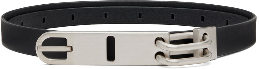 Opasok Rick Owens Rick Owens Concordians Tongue Belt Čierna | RA02E0780 LGE