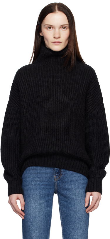 Sveter Anine Bing Sydney Knit Turtleneck Sweater Čierna | A-09-0102-000, 0