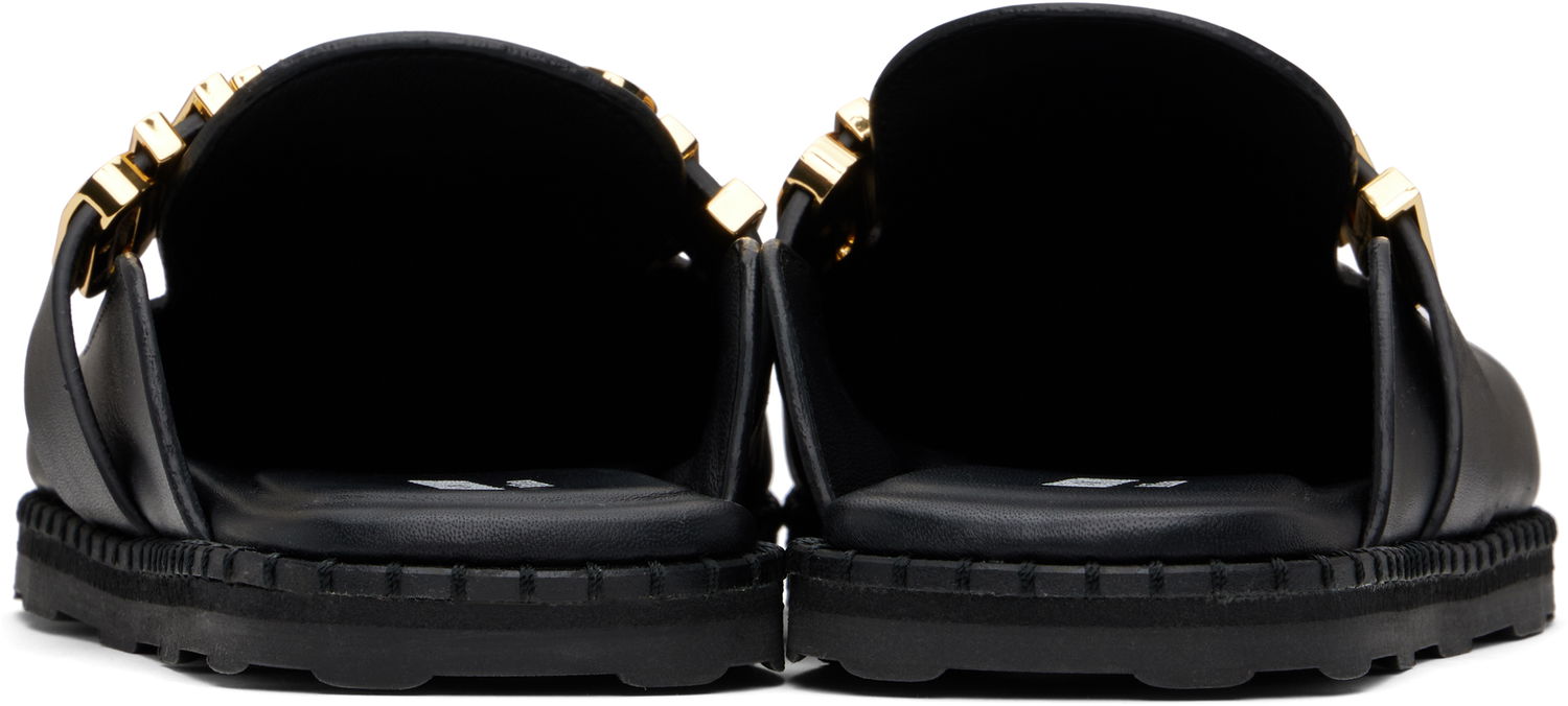 Oblečenie Moschino Moschino Lettering Logo Slip-On Loafers Čierna | MA10162G1M MF0 000, 1