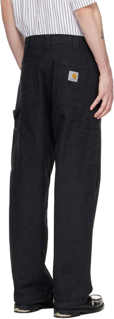 Džínsy Carhartt WIP Single Knee Denim Trousers Čierna | I033338, 2