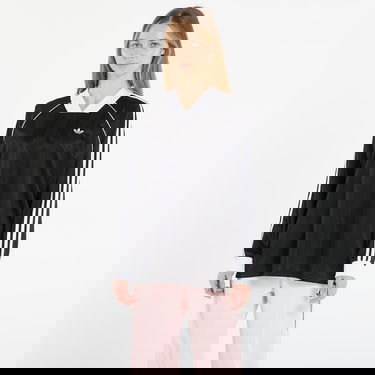 Dres adidas Originals 3S Jaquard Long Sleeve Jersey Čierna | KD2897, 0