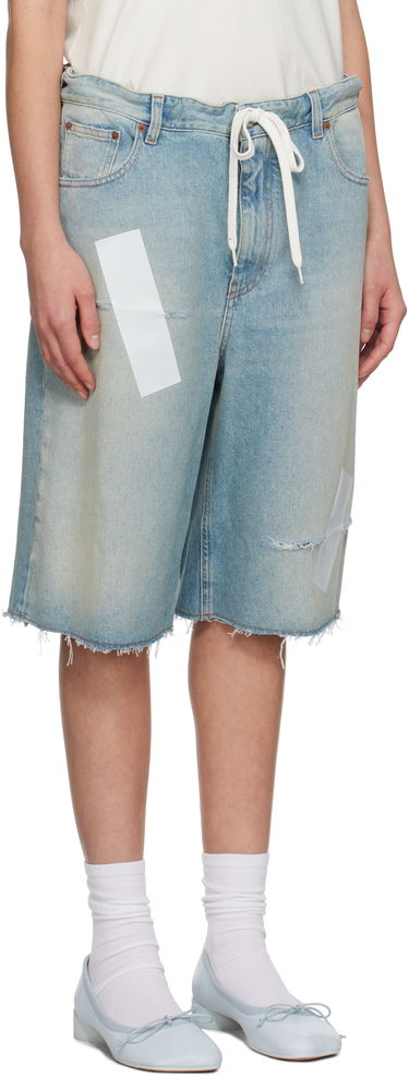 Šortky Maison Margiela MM6 Maison Margiela Taped Denim Shorts Modrá | S52MU0126 M30019, 1
