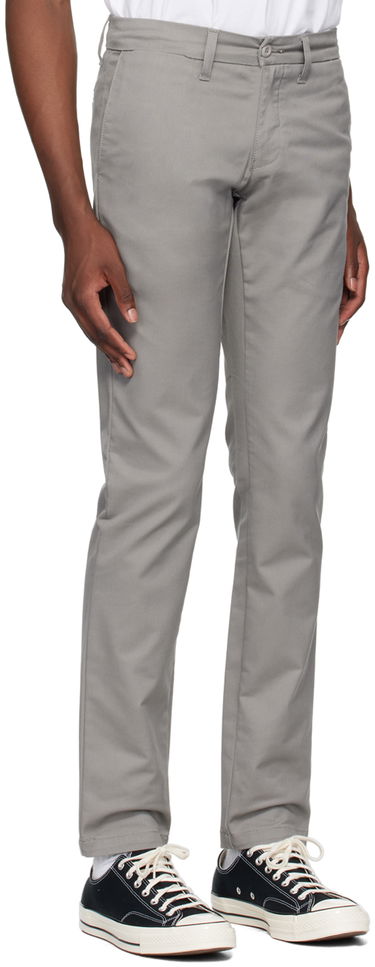 Nohavice Carhartt WIP Slim Fit Cotton-Twill Trousers Šedá | I003367, 1