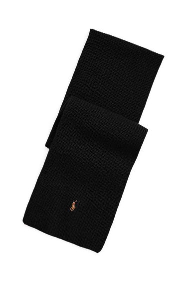 Šál Polo by Ralph Lauren Wool Scarf Čierna | 449959353, 0
