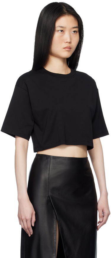 Crop Top Loulou de Saison Loulou de Saison Gupo Cropped T-Shirt Biela | GUPO, 4