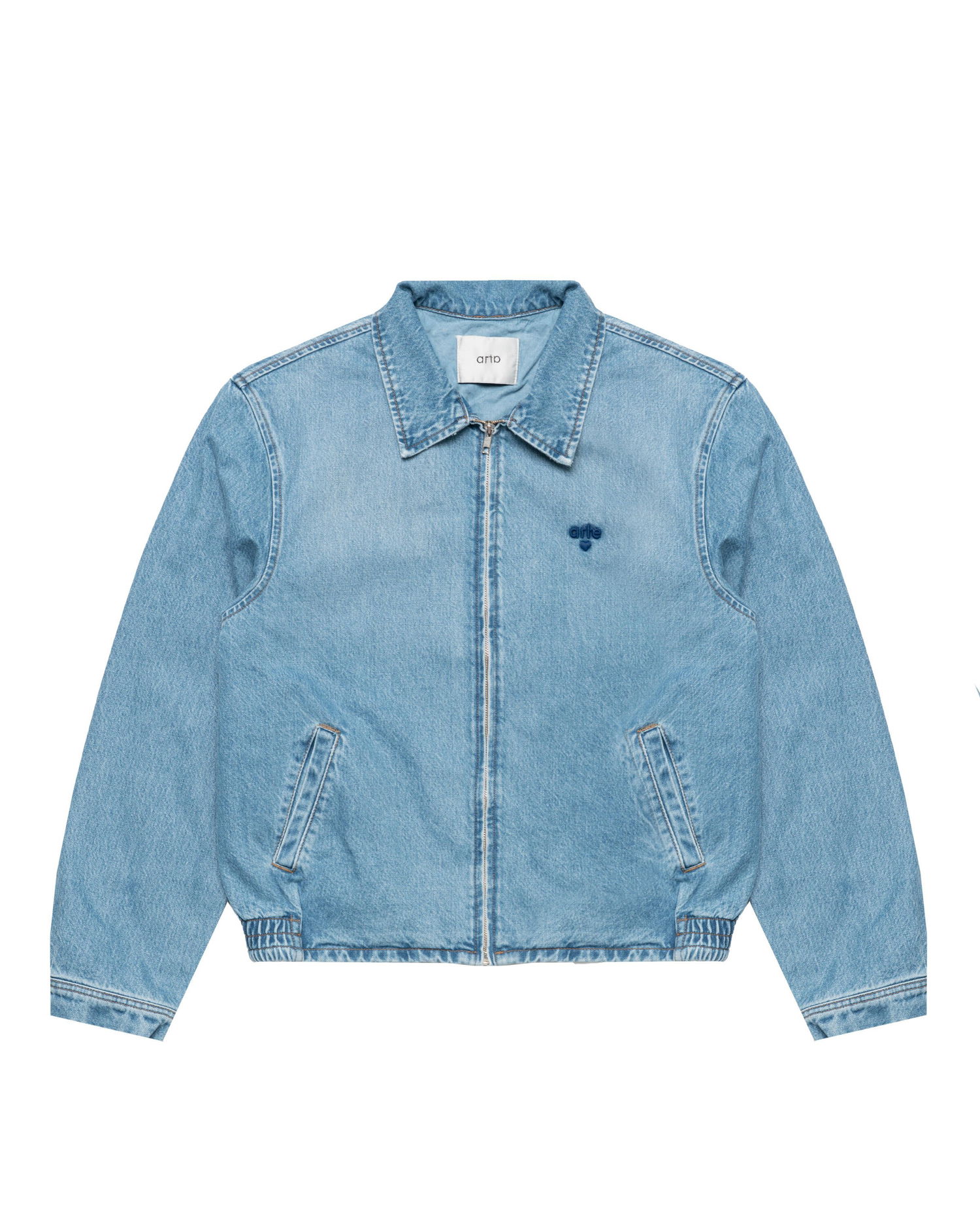 Bunda Arte Antwerp Arte Antwerp Denim Jacket with Logo Modrá | AW25-038J.1-BLE, 0