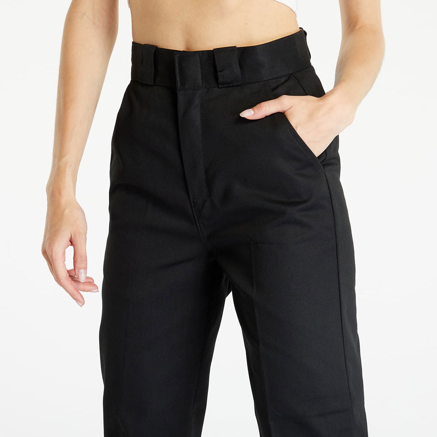 Nohavice Dickies Phoenix Cropped Trousers Čierna | DK0A4Y5ABLK1, 1