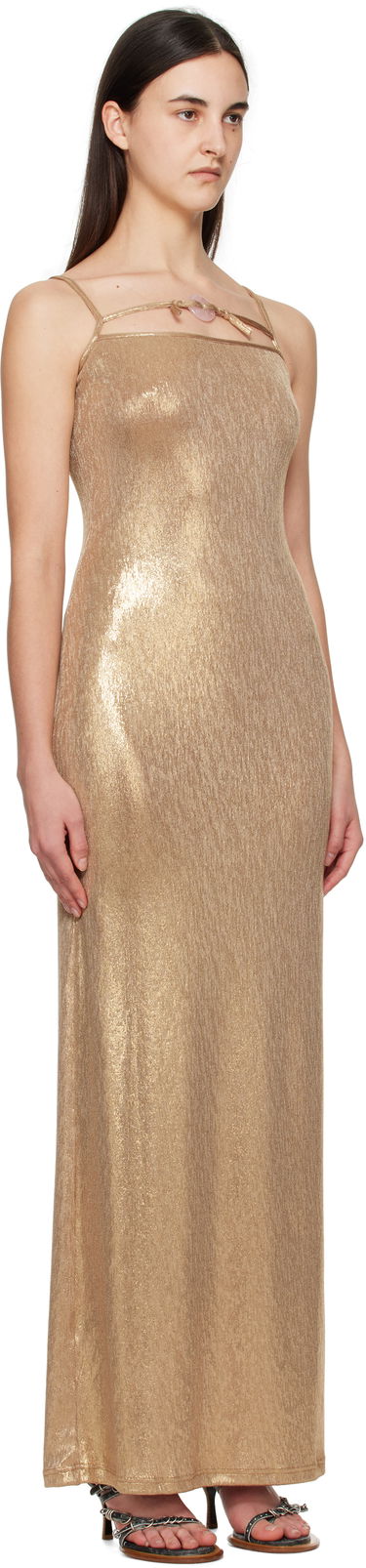 Šaty Ottolinger Ottolinger Charmed Maxi Dress Metalická | 10550080601, 1