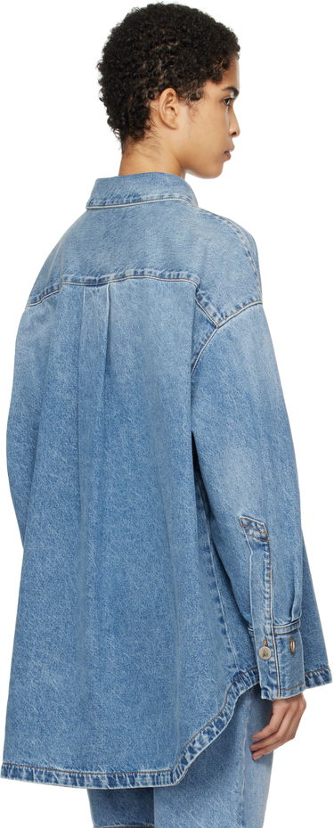 Košeľa The Attico Attico Diana Denim Shirt Modrá | 250WCB00068 DDD085AA, 2