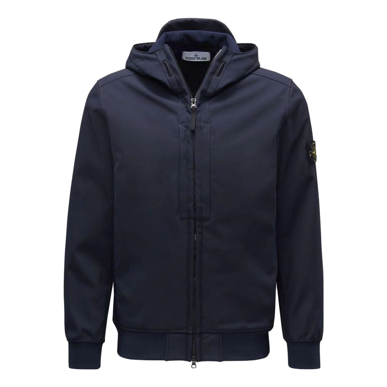 Bunda Stone Island Soft Shell Hooded Zip-Up Jacket Modrá | 7915Q0122-V0020, 0