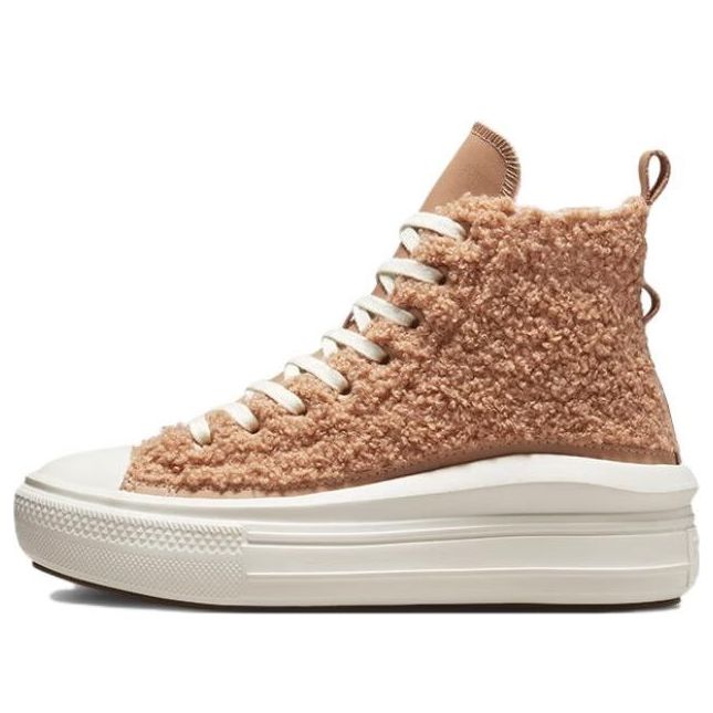 Tenisky a topánky Converse Chuck Taylor All Star Move Platform High Sherpa Hnedá | A04259C, 0